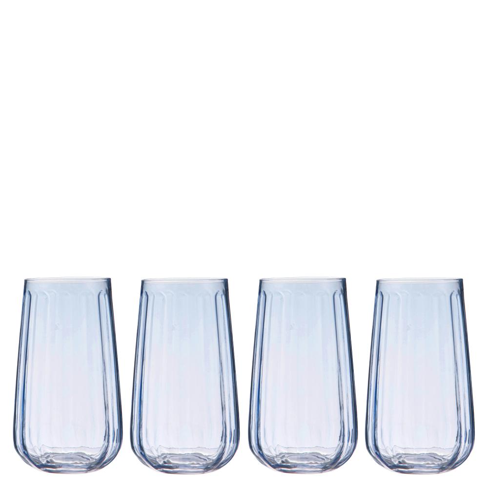 Ladelle Capri Set of 4 Highball Tumblers