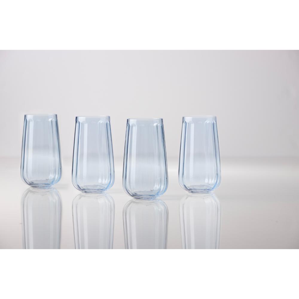 Ladelle Capri Set of 4 Highball Tumblers