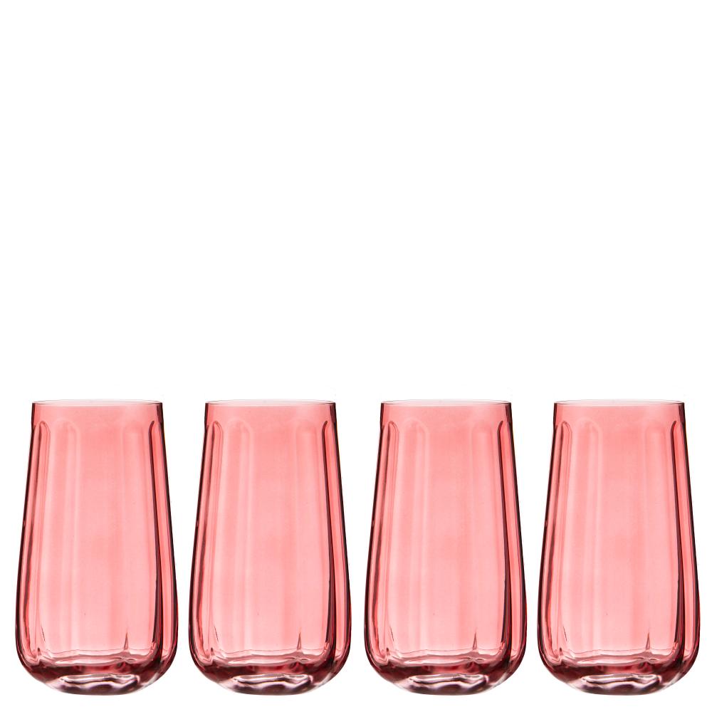 Ladelle Capri Set of 4 Highball Tumblers