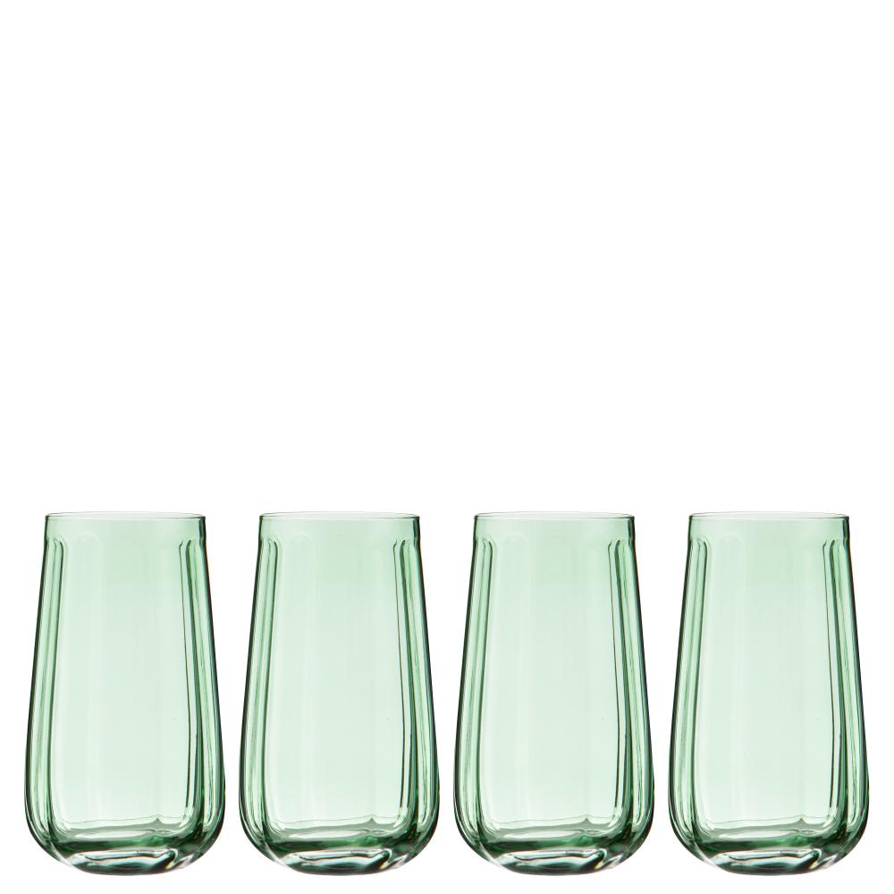 Ladelle Capri Set of 4 Highball Tumblers