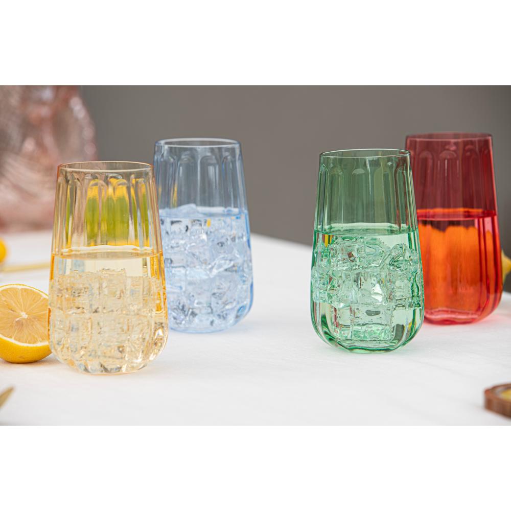 Ladelle Capri Set of 4 Highball Tumblers