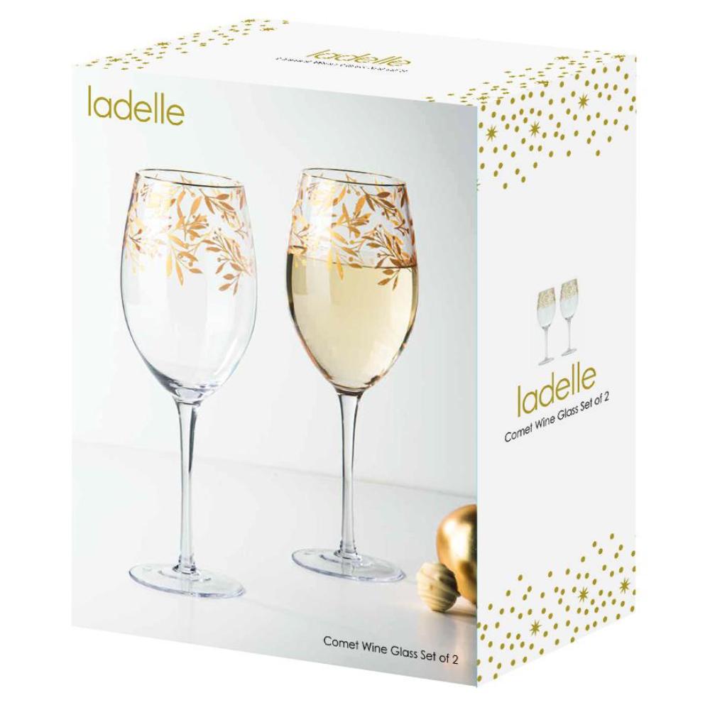 Ladelle Comet Set of 2 Wine Glasses