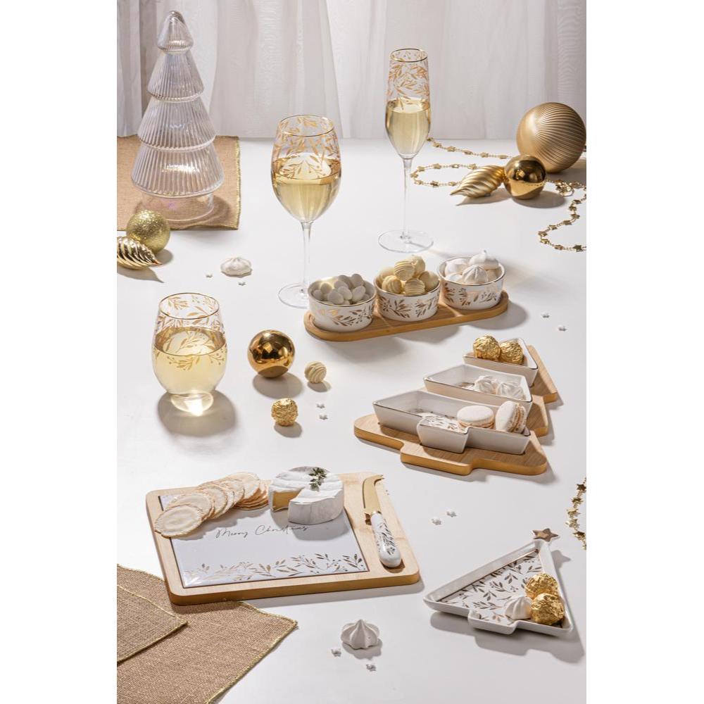 Ladelle Comet Platter and Cheese Knife Set