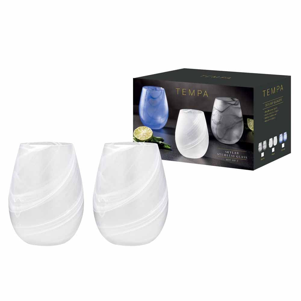 Tempa Skylar Set of 2 Stemless Glasses