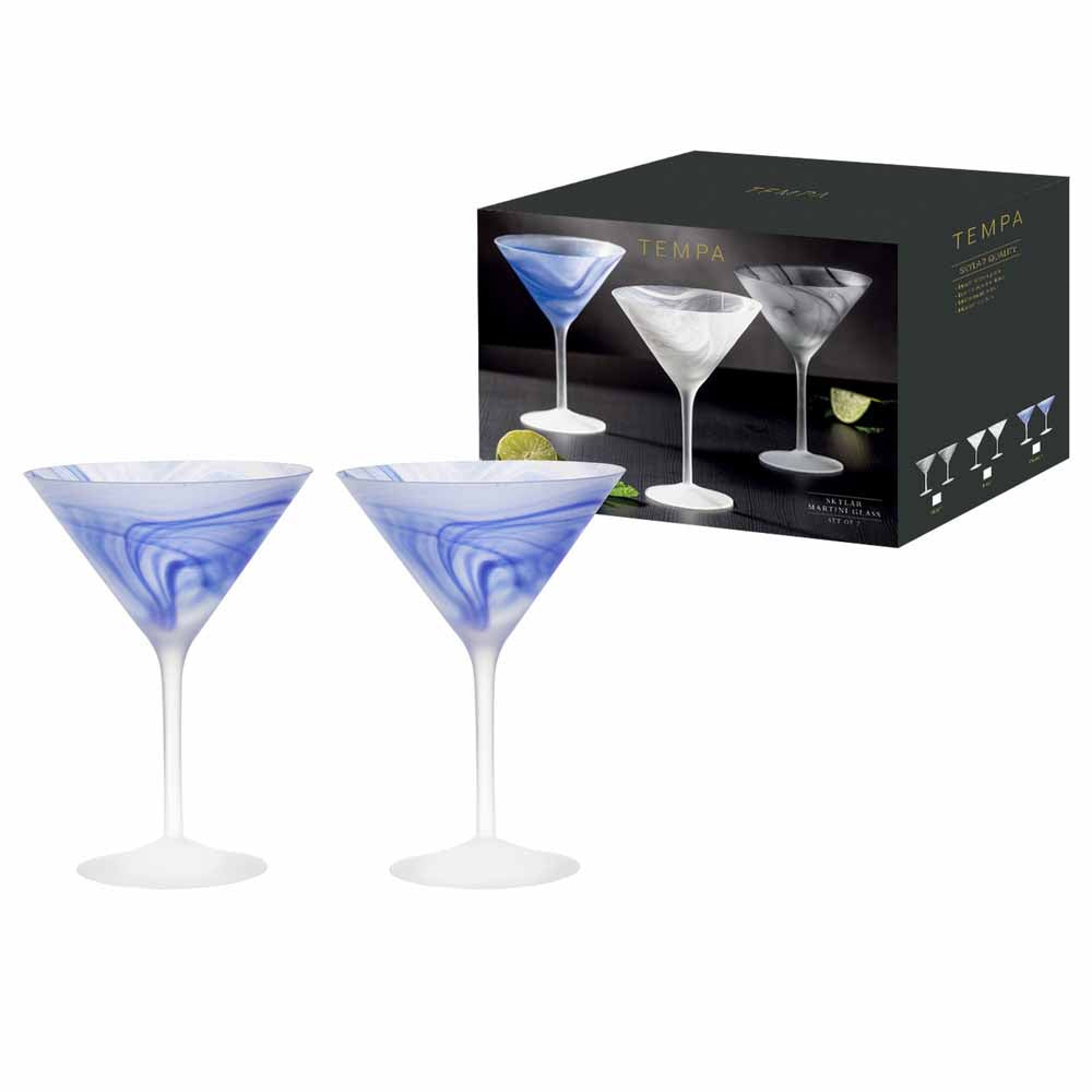 Tempa Skylar Set of 2 Martini Glasses