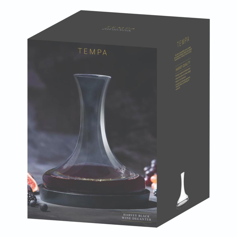 Tempa Harvey Wine Decanter Black