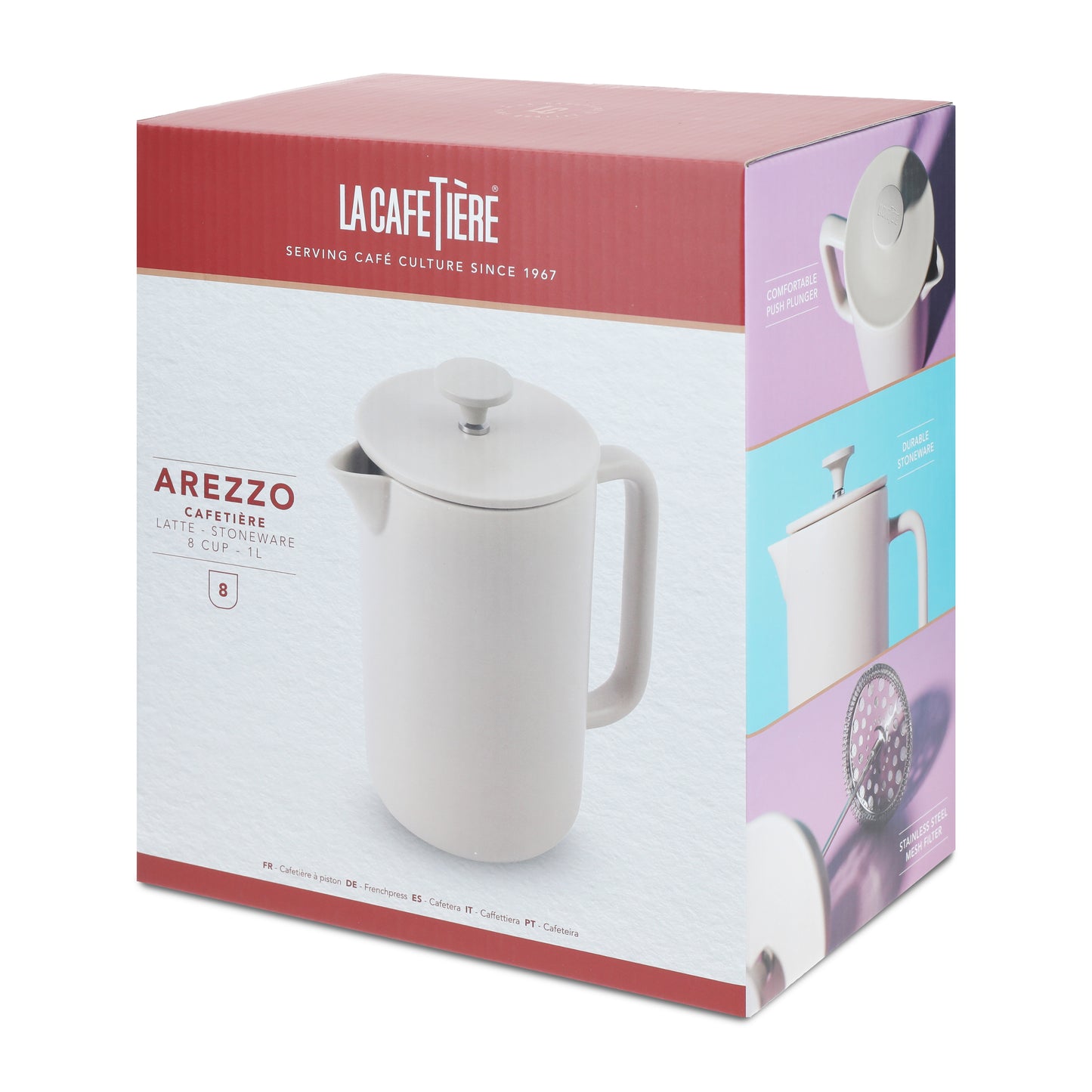 La Cafetière Arezzo 8 Cup Cafetière