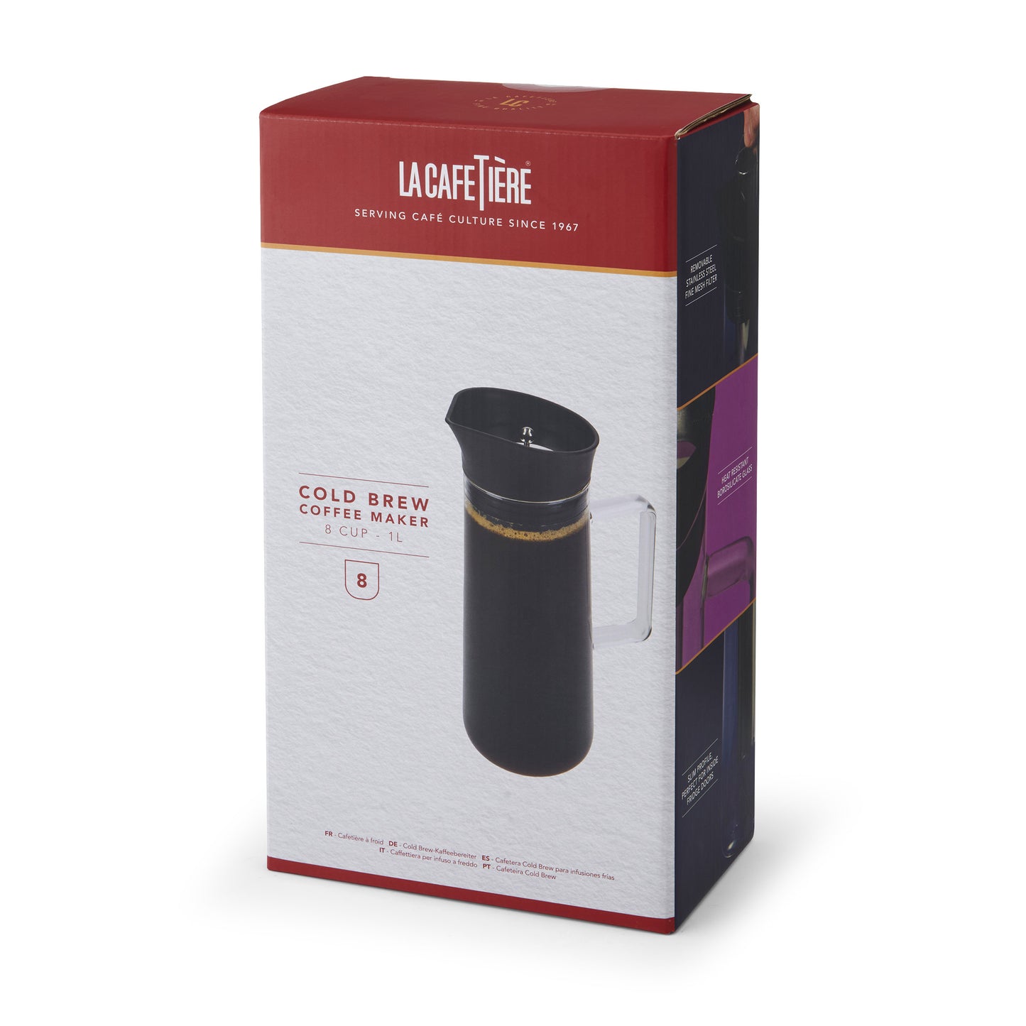 La Cafetière Glass Cold Brew Coffee Maker 1L