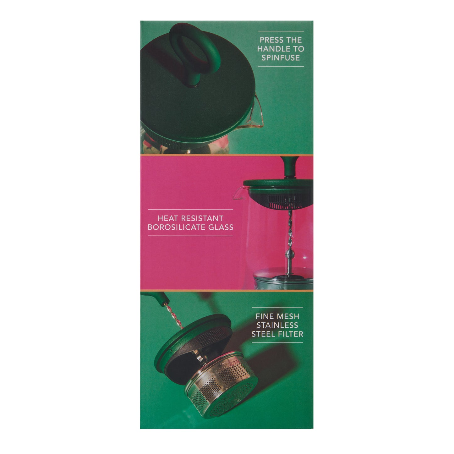 La Cafetière Gyro Glass Spinning Infuser Teapot 1.25L