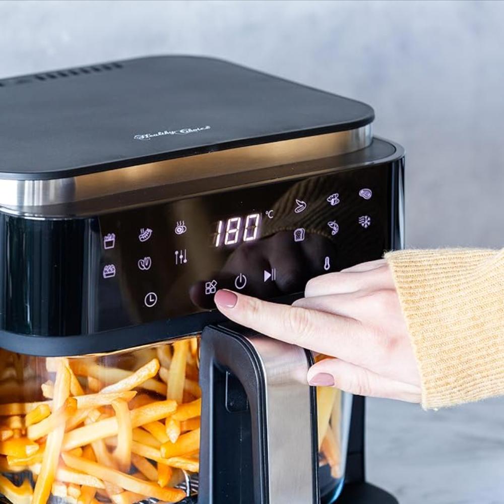 Healthy Choice 6L Glass Digital Air Fryer Oven