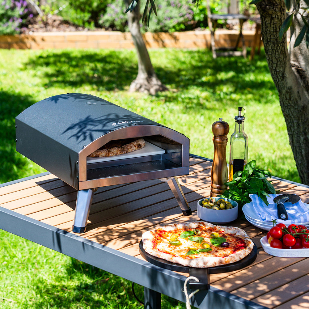 Healthy Choice Compact And Portable 12 Inch Outdoor Electric Pizza Oven