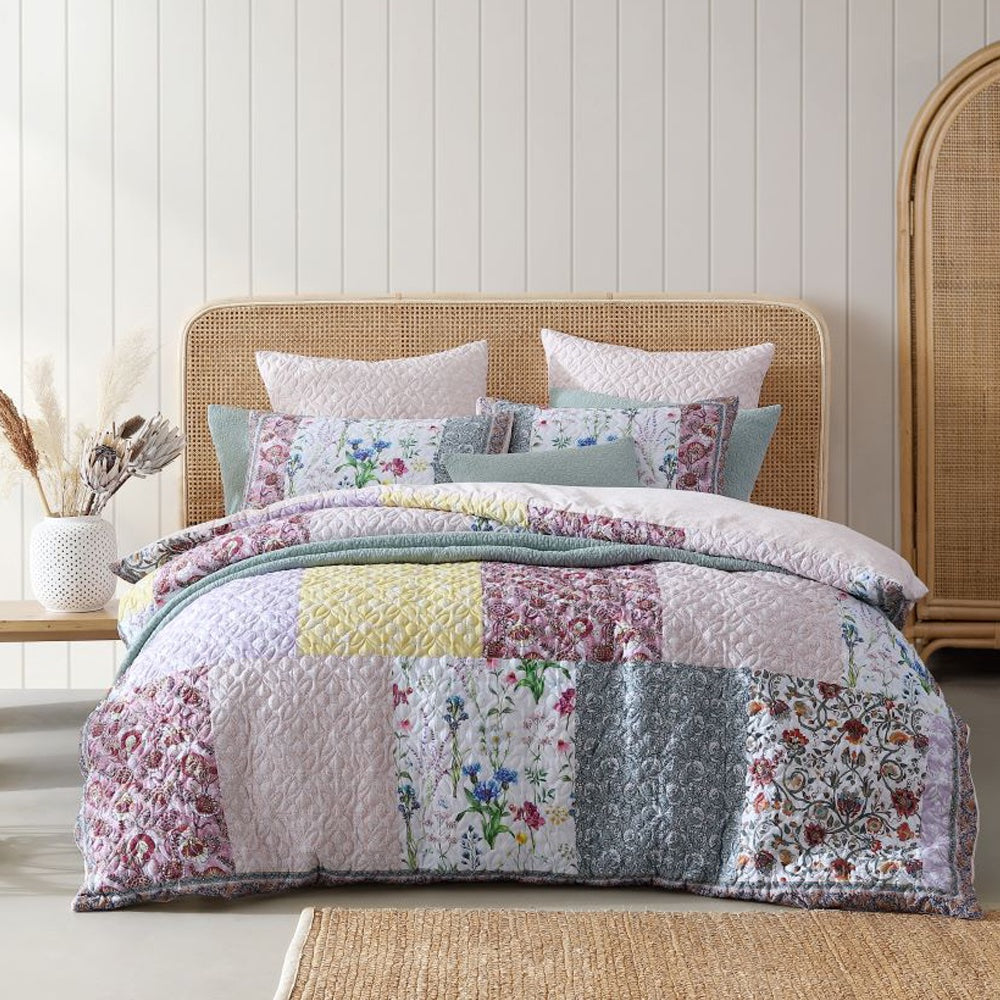 Platinum Collection Bodhi Pink Quilt Cover Set