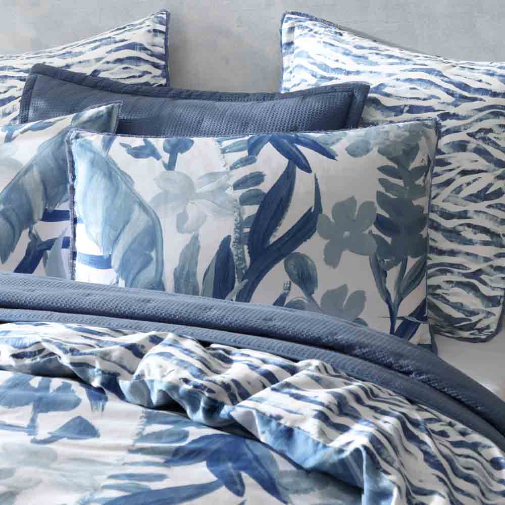 Logan & Mason Atherton Blue Quilt Cover Set