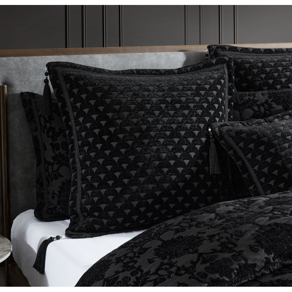 Davinci Imperial Black Quilt Cover Set