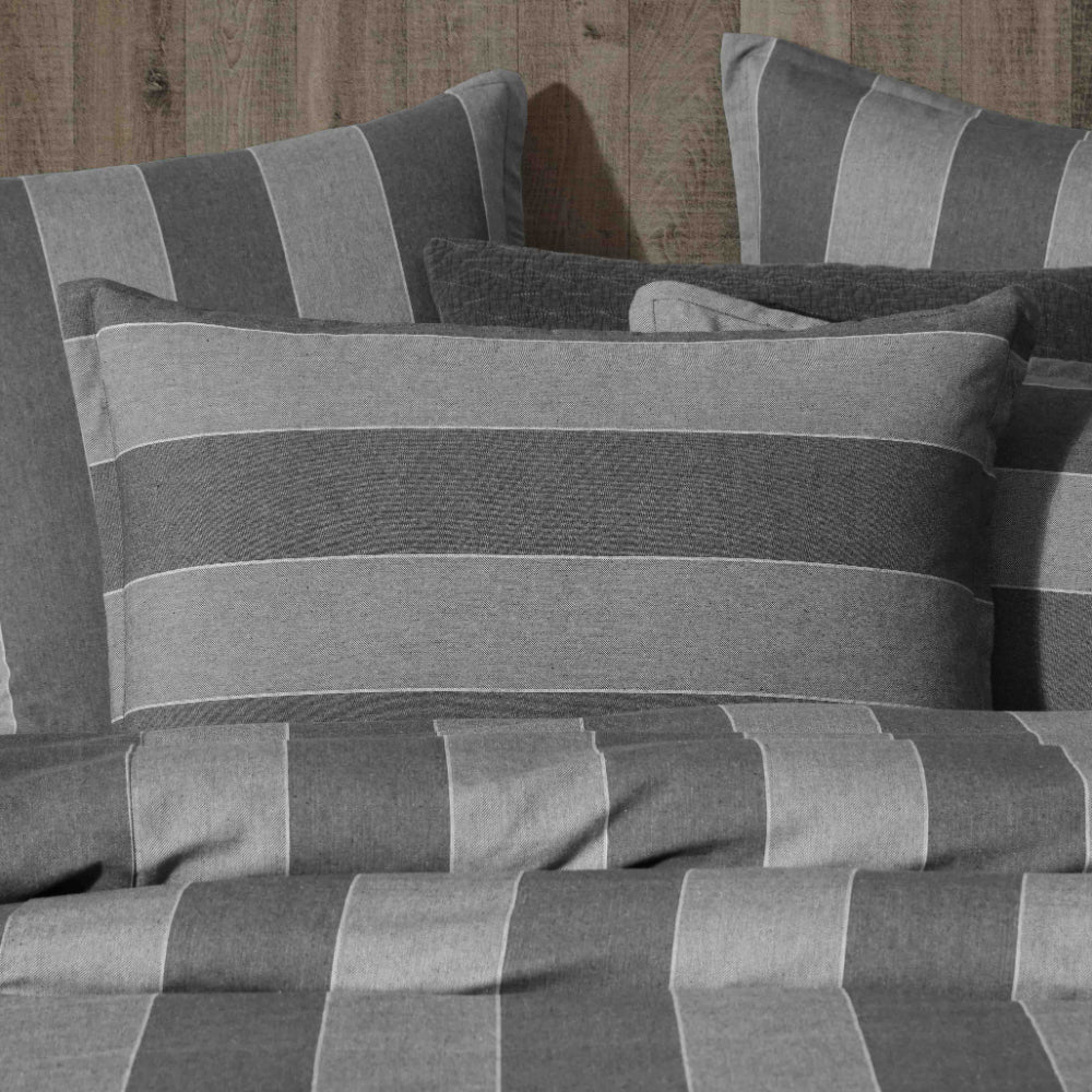 Private Collection Thatcher Charcoal Quilt Cover Set