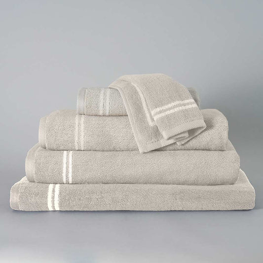 Private Collection Astoria Bath Towel Collection - Silver - House
