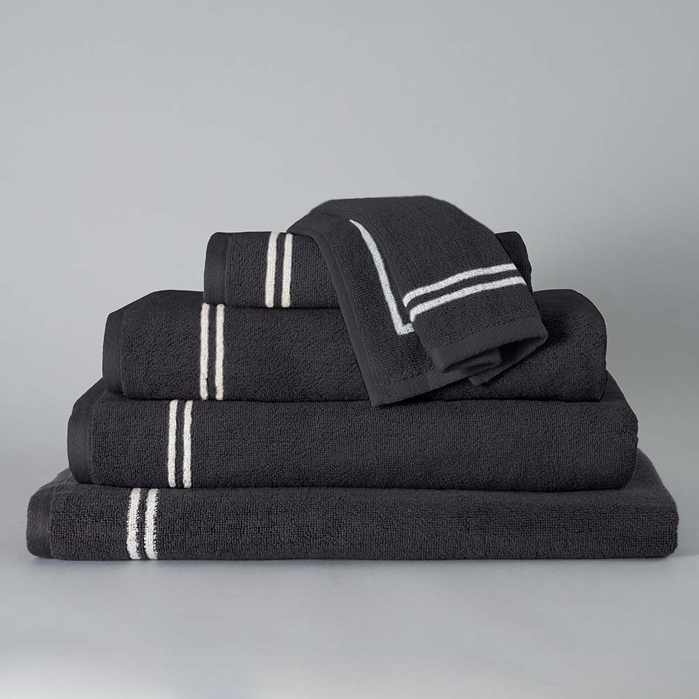 Private Collection Astoria Bath Towel Collection - Charcoal - House