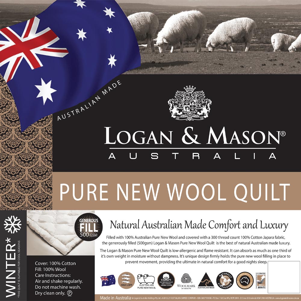 Logan & Mason Australian Wool Quilt