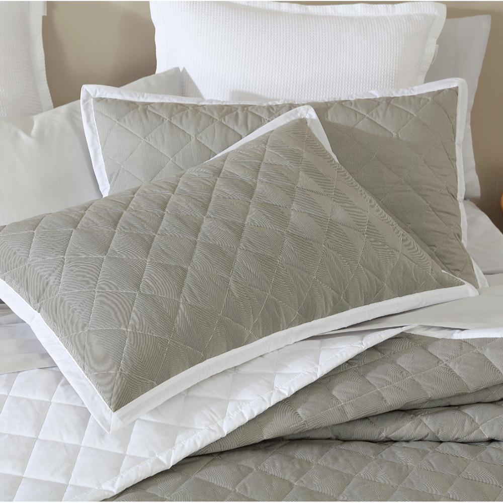 Logan & Mason Essex Set Of 2 Quilted Pillowcases