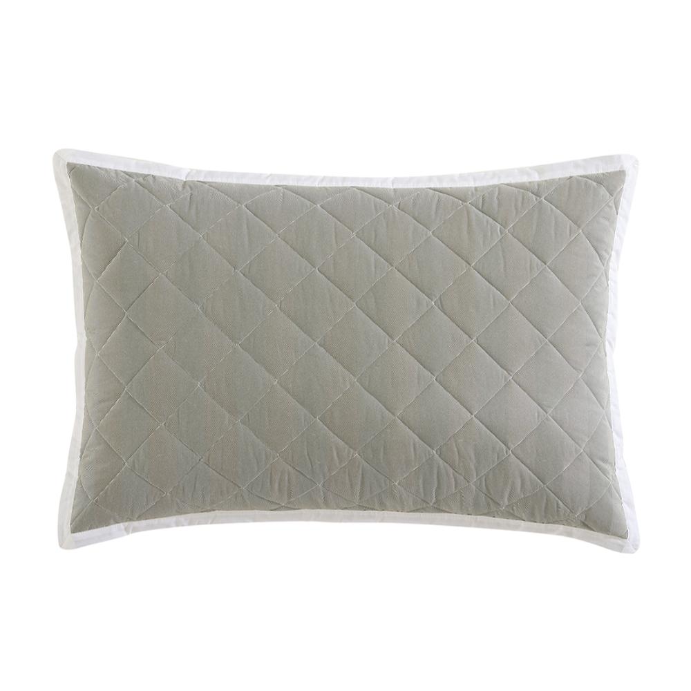 Logan & Mason Essex Set Of 2 Quilted Pillowcases