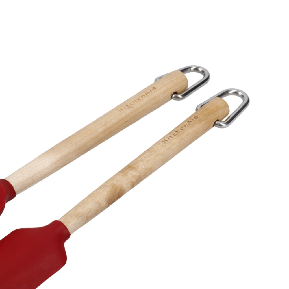 KitchenAid Set Of 2 Birchwood Mini Spatulas