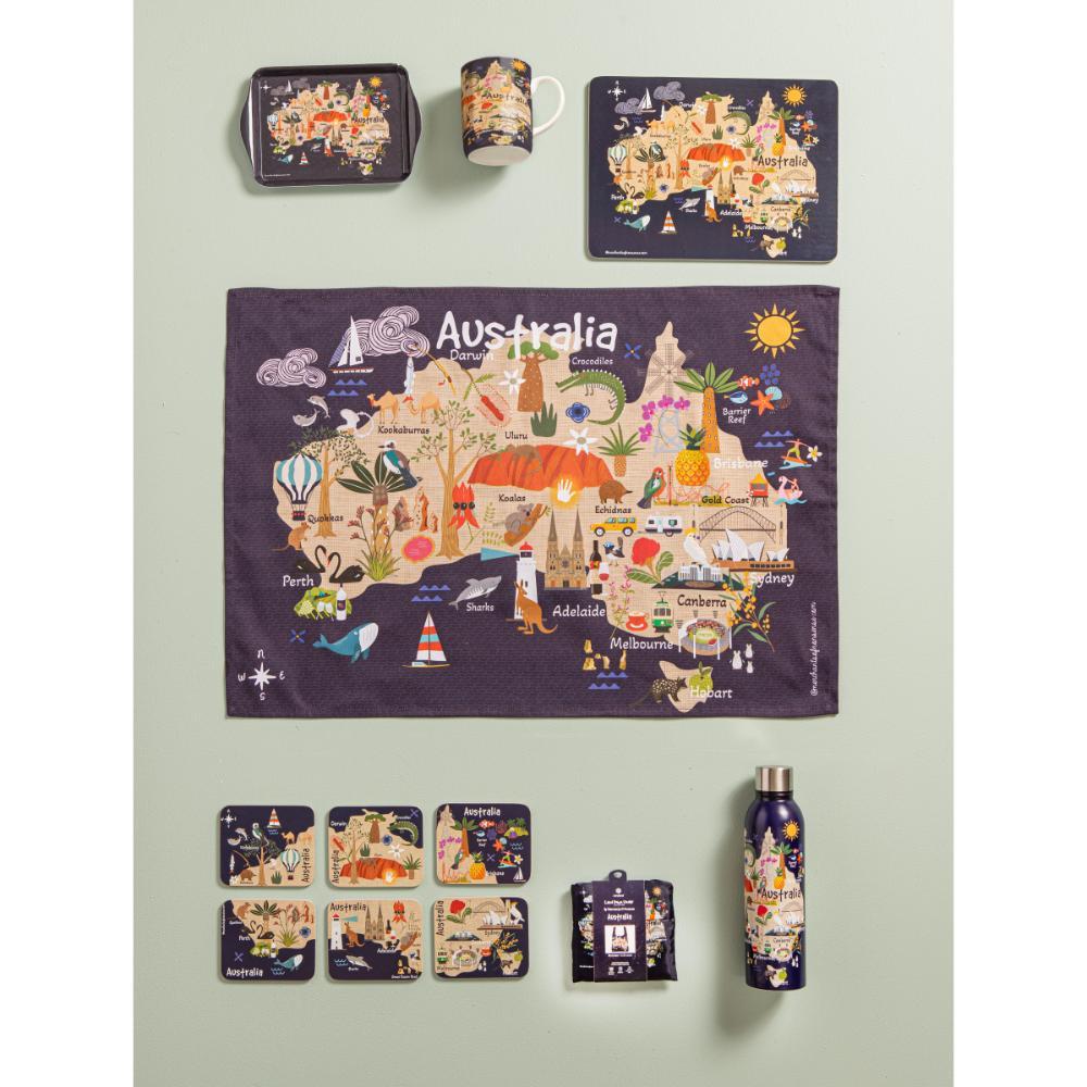 Ashdene Land Down Under Set of 6 Coasters