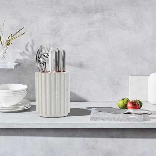 Furi Pro Radial Stone 5 Piece Block Set Snow Terrazzo