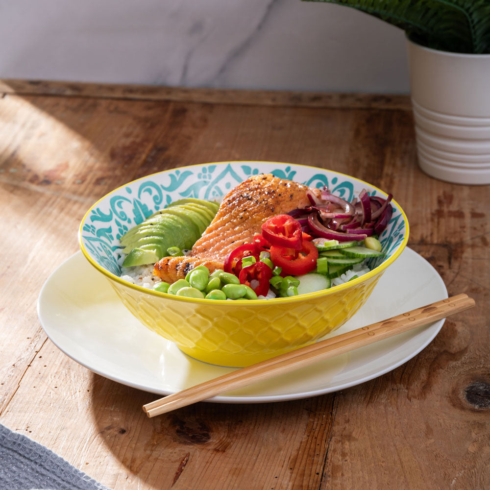 Mikasa Glazed Stoneware Ramen Bowl
