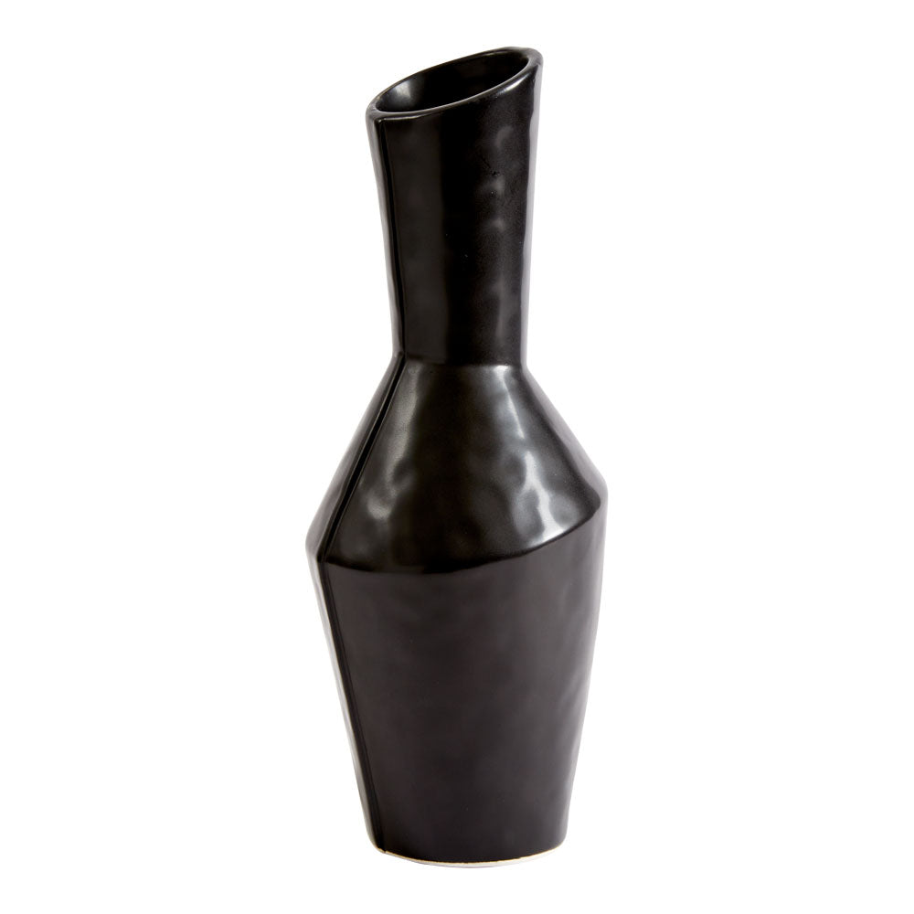 Neale Whitaker Abstract Vase Black