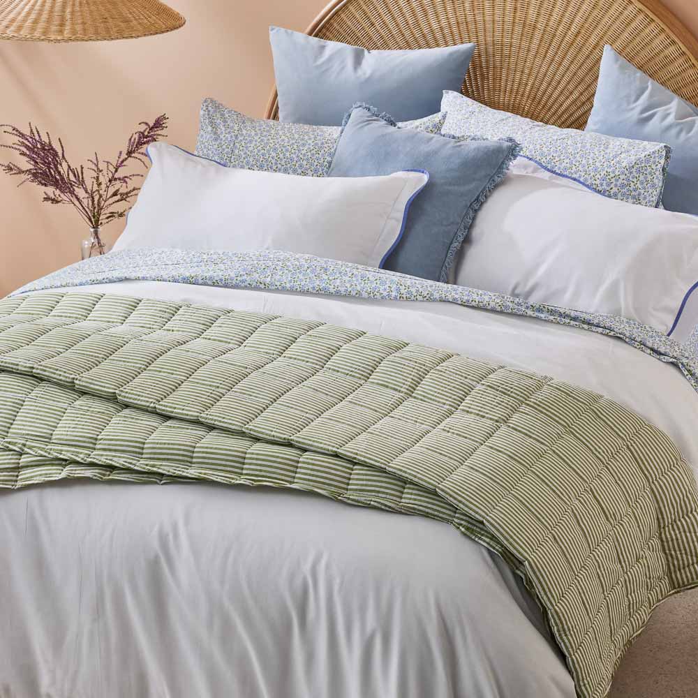 MyHouse Spencer Coverlet Set Pea Queen/King