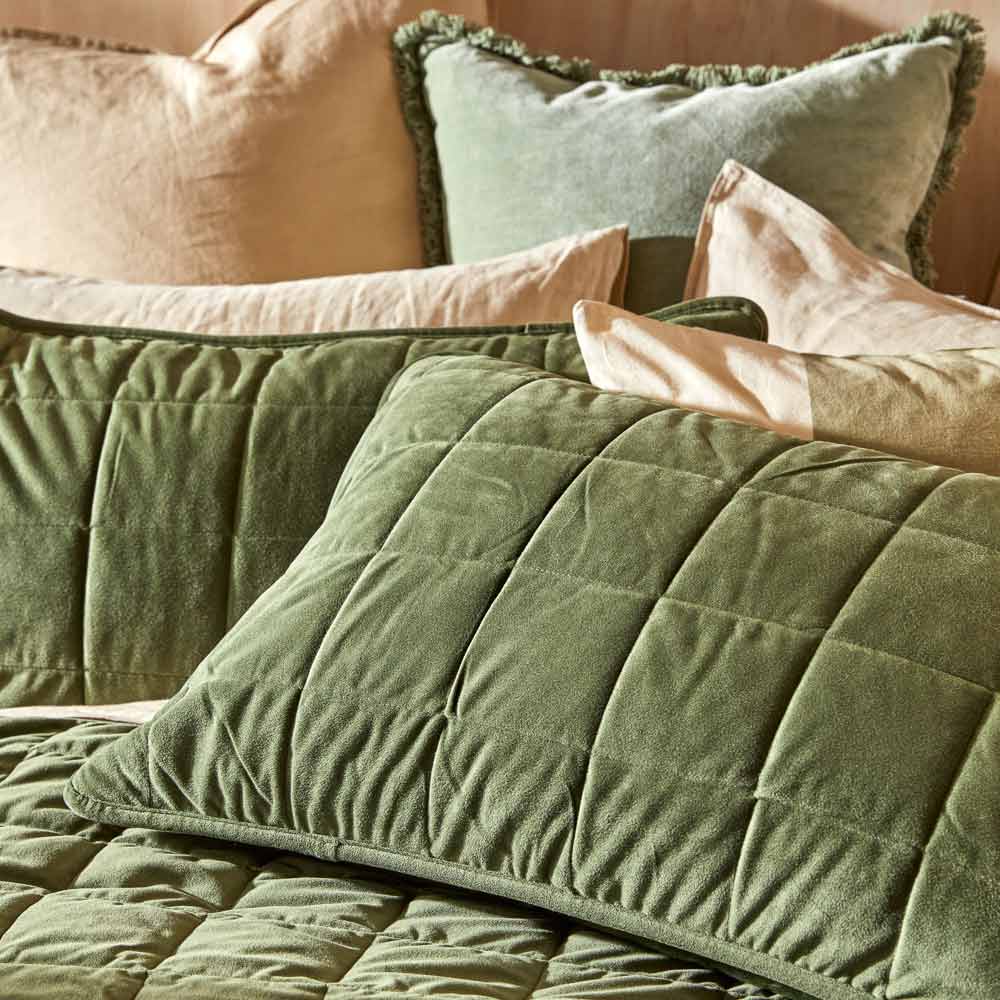 MyHouse Velvet Coverlet Set Iguana Queen/King