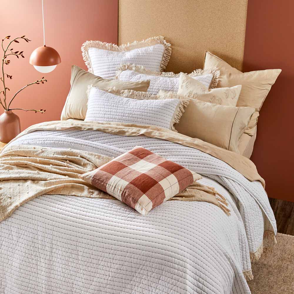 Home Beautiful Tassel Coverlet Set