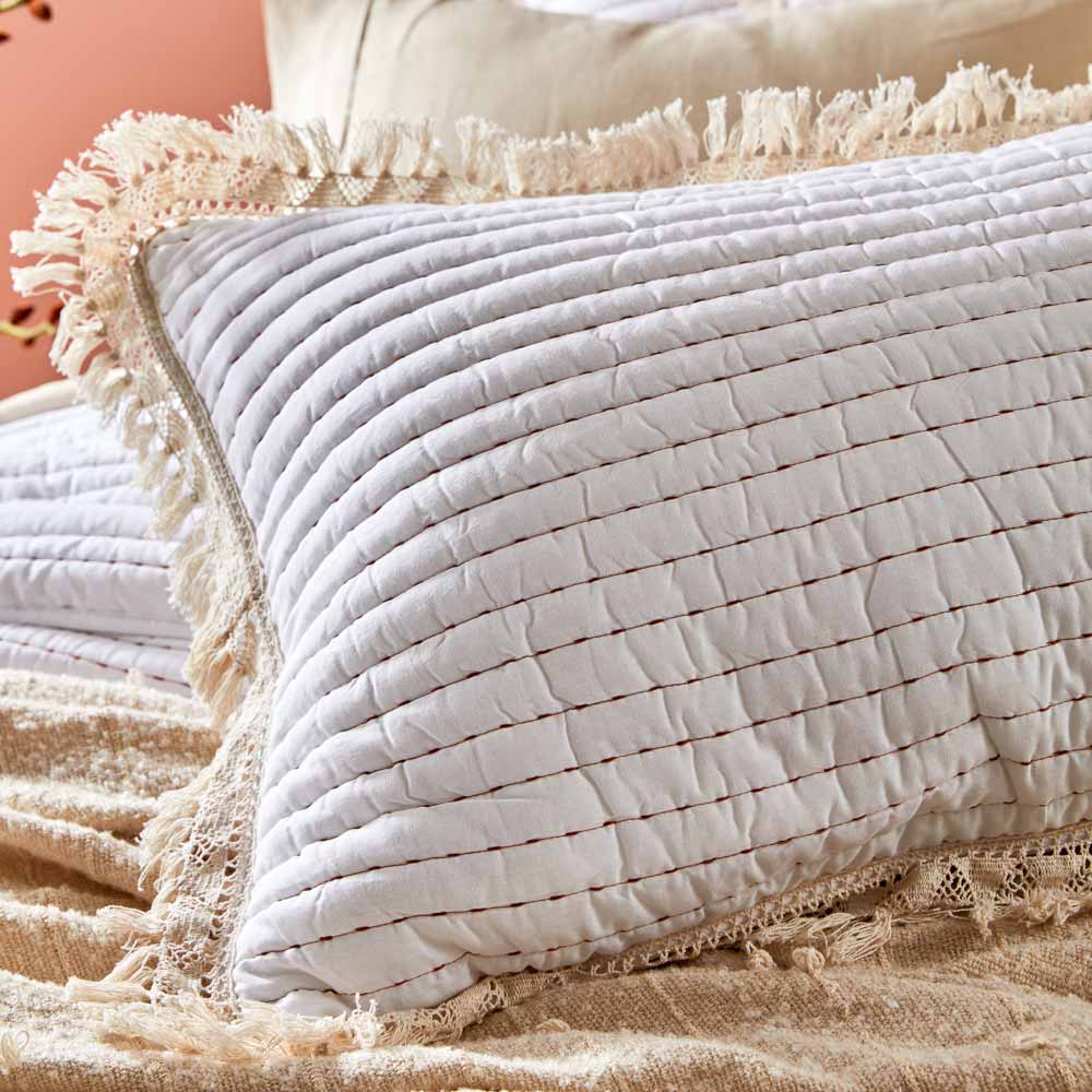 Home Beautiful Tassel Coverlet Set