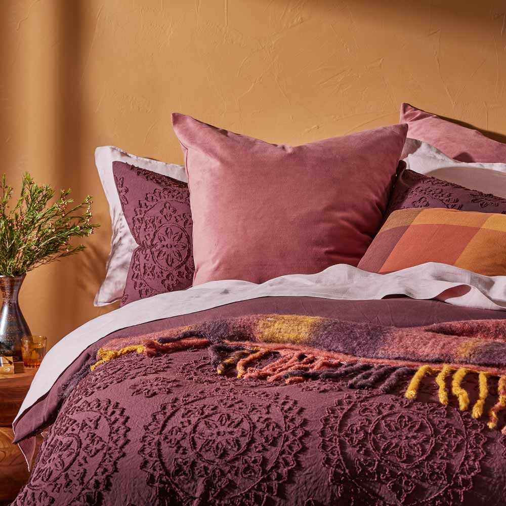 Adorn Living Velvet European Pillowcase