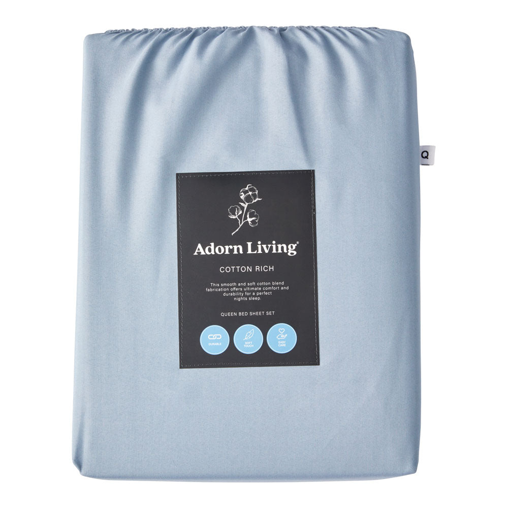 Adorn Living Cotton Rich Sheet Set