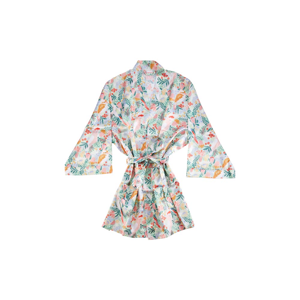 Alex Liddy Haven Satin Robe