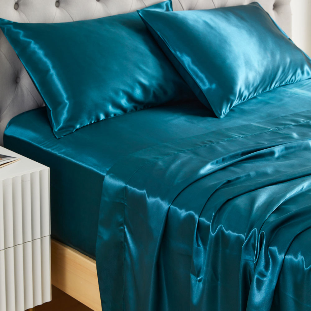 Adorn Living Satin Sheet Set