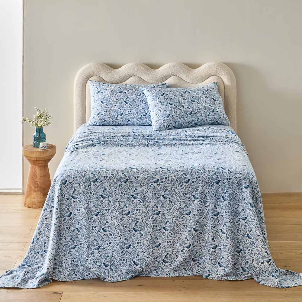 MyHouse Printed Flannelette Sheet Set