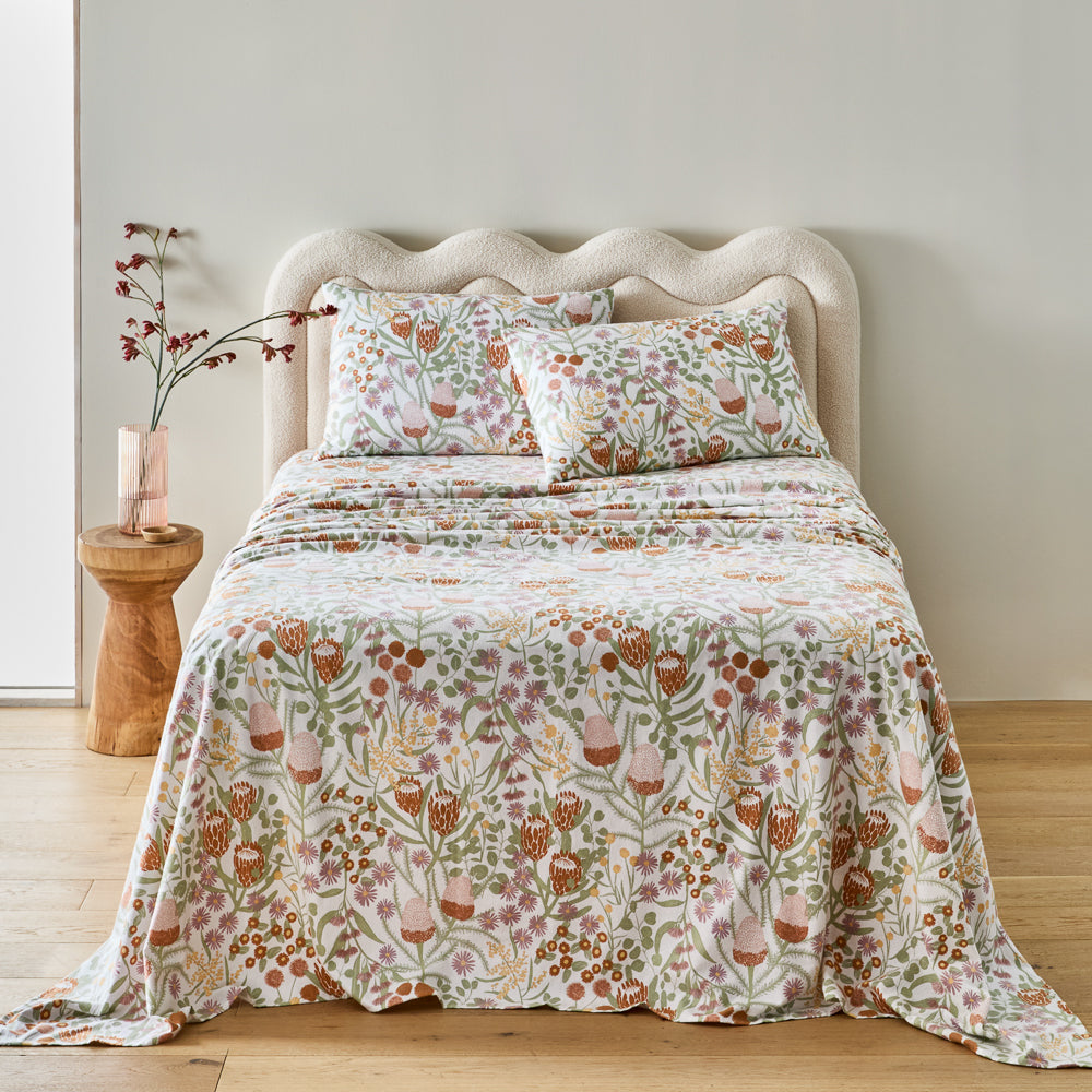 MyHouse Printed Flannelette Sheet Set