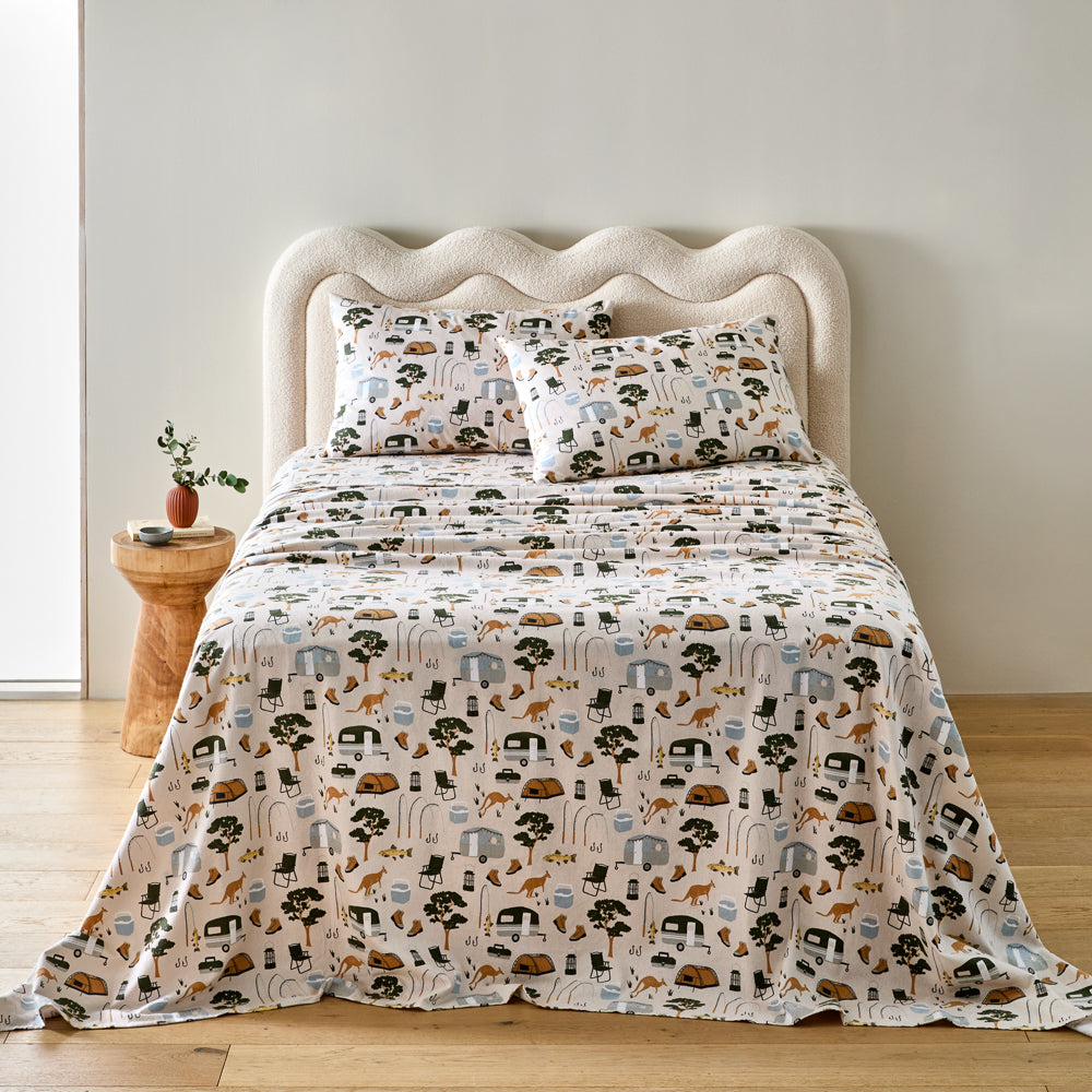 MyHouse Printed Flannelette Sheet Set