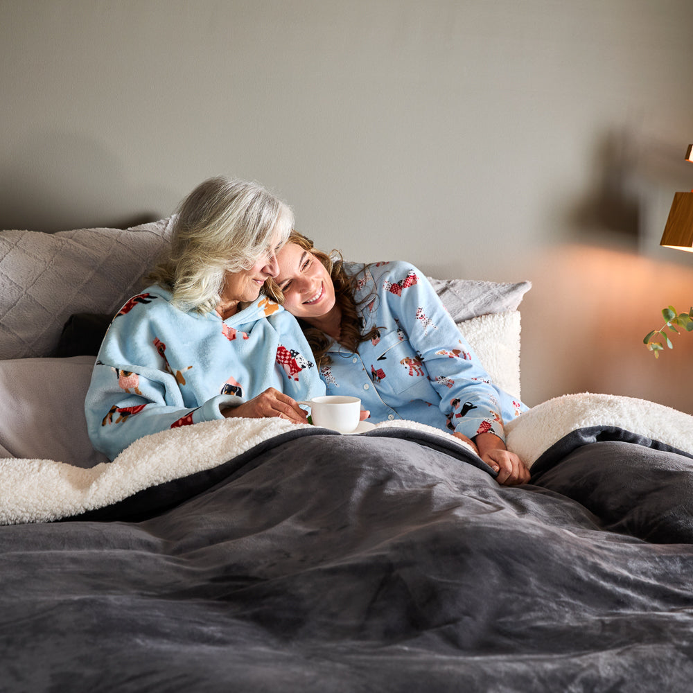 MyHouse Flannel Printed Pyjamas Winter Dogs