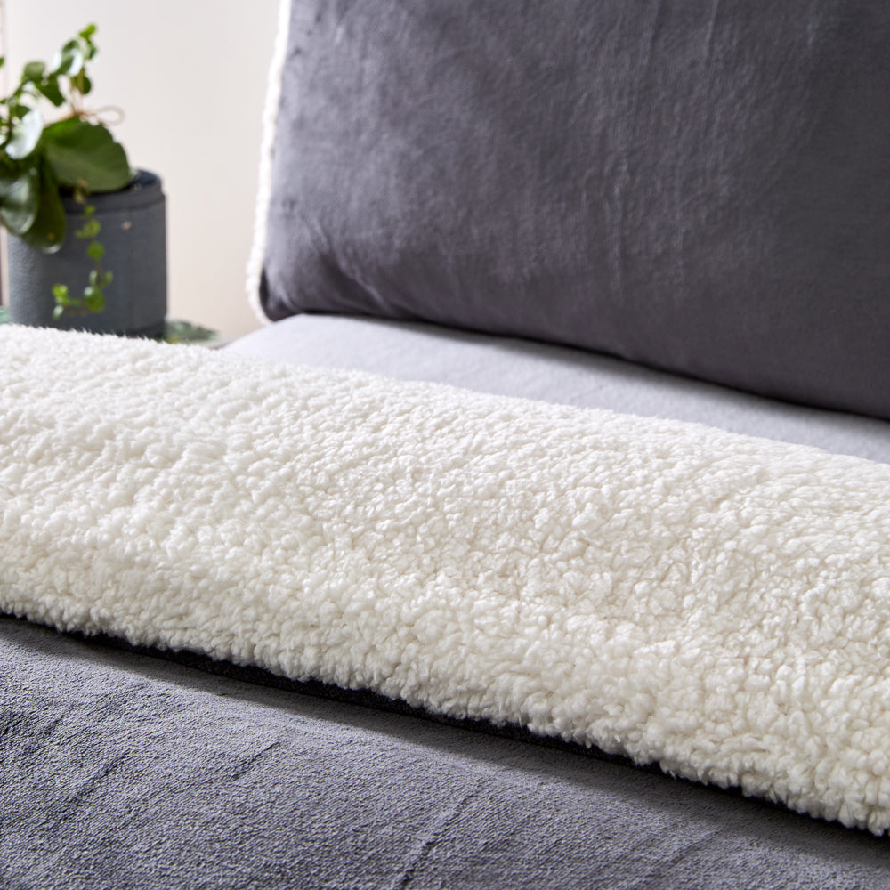 MyHouse Cosy Cuddle Quilt Cover Set Charcoal