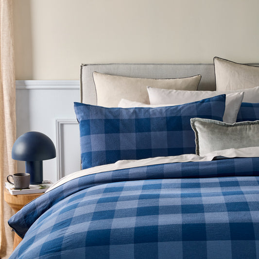 MyHouse Morris Check Quilt Cover Set