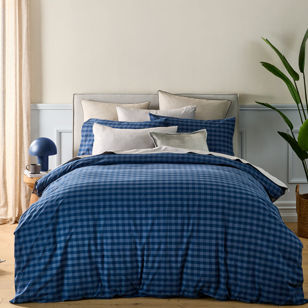 MyHouse Morris Check Quilt Cover Set