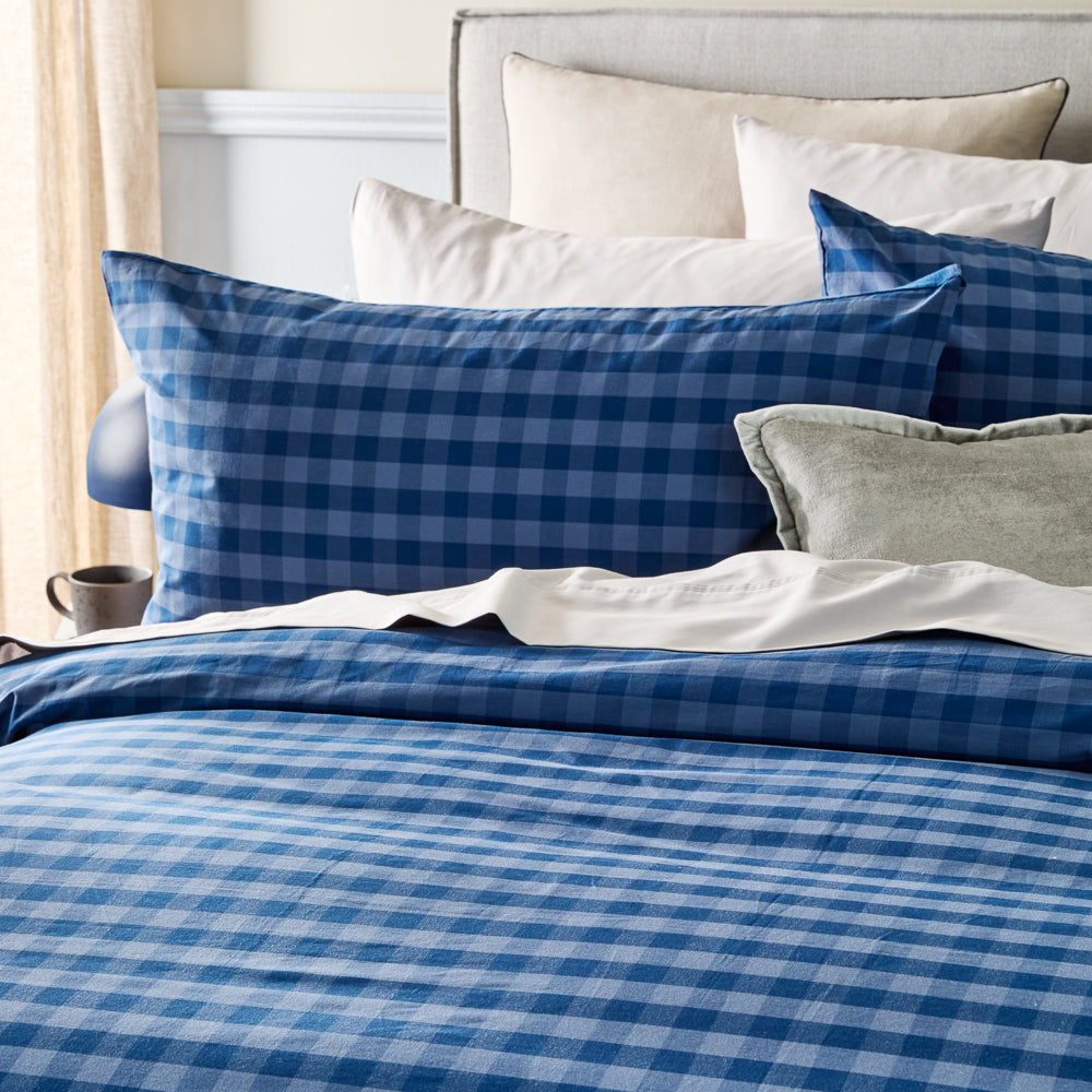 MyHouse Morris Check Quilt Cover Set