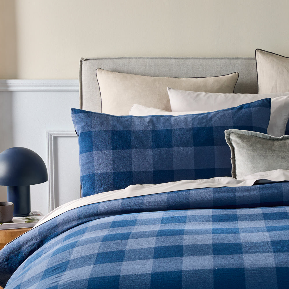 MyHouse Morris Check Quilt Cover Set