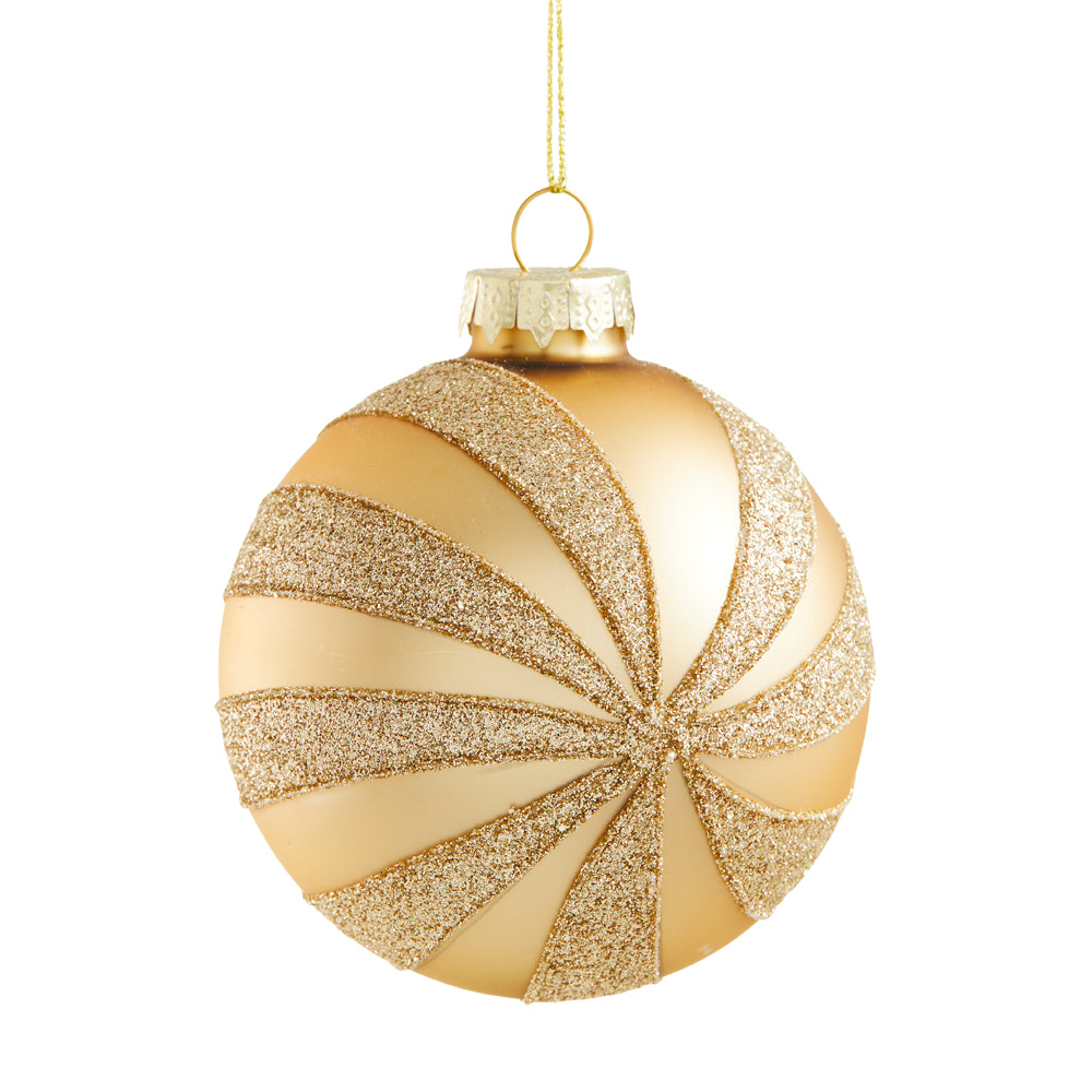 MyHouse Spiral Glitter Bauble