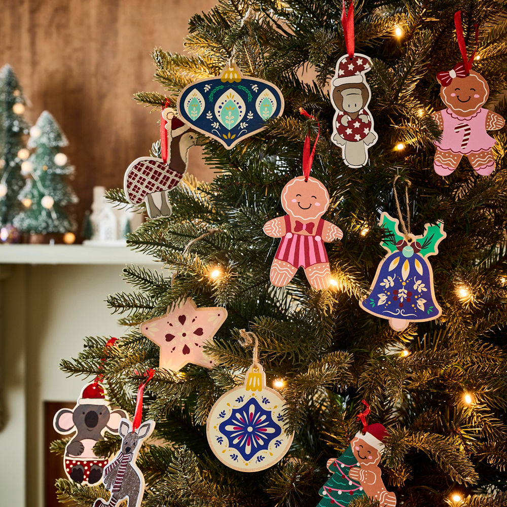 MyHouse Set of 4 Native Animal Ornaments
