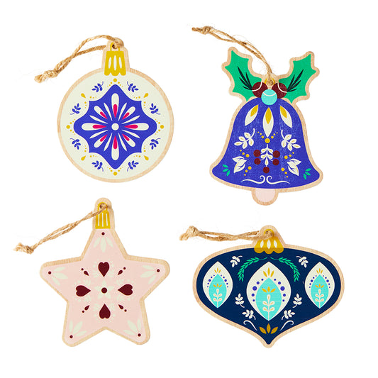 MyHouse Set of 4 Traditional Ornaments