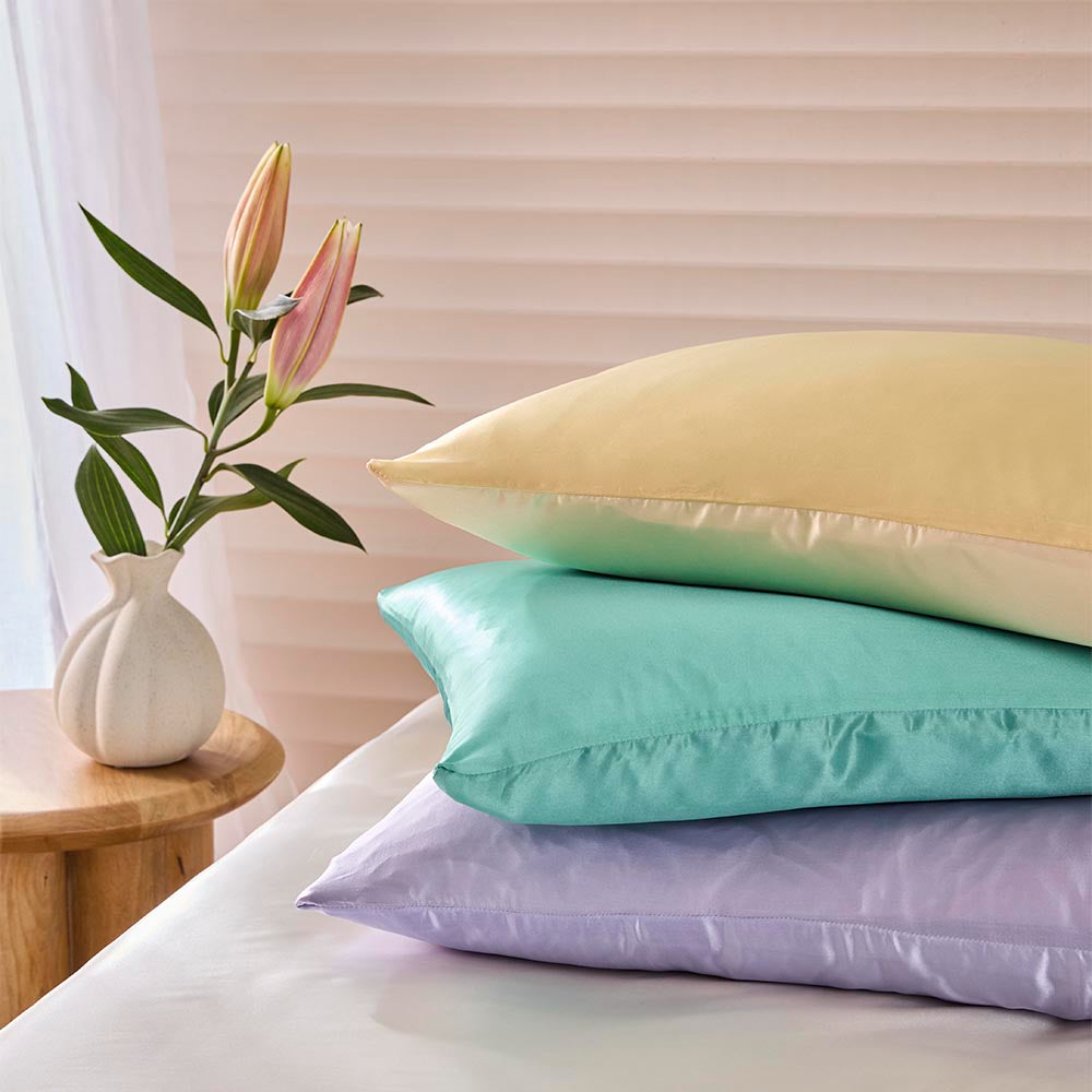 MyHouse Silk Satin Pillowcase Pair